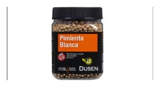 [ASAO-0046] PIMIENTA BLANCA EN GRANO 150G - Dusen