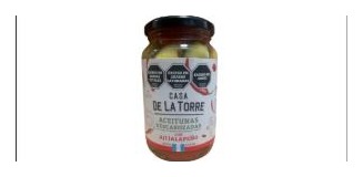 [ASAO-0072] ACEITUNAS VERDES DESCAROZADAS CON AJI JALAPENO 300G - Casa de la Torre