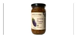 BERENJENAS EN ESCABECHE 310G - Cristo de los Cerros
