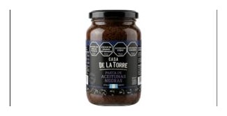 [ASAO-0110] PASTA DE ACEITUNAS NEGRAS 300G - Casa de la Torre