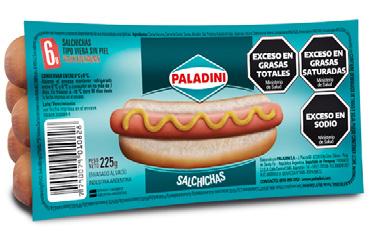 Salchichas x6 225g Envasado - Paladini
