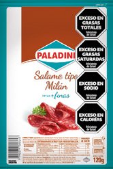 [PAL-009] Salame Milan Fetas Finas 120g Envasado - Paladini