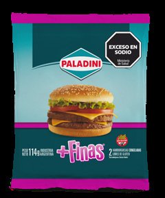 [PAL-081] Hamburguesas Finas x2 114g Envasado - Paladini