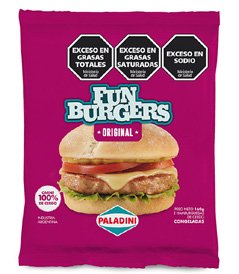 [PAL-084] Fun Burgers Original x2 160g Envasado - Paladini