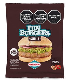 [PAL-085] Fun Burgers Criolla x2 160g Envasado - Paladini