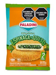 [PAL-105] Medallones de Pollo, Espinaca y Queso x2 170g Envasado - Paladini