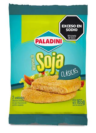 [PAL-106] Milanesas de Soja Clasicas x2 165g Envasado - Paladini
