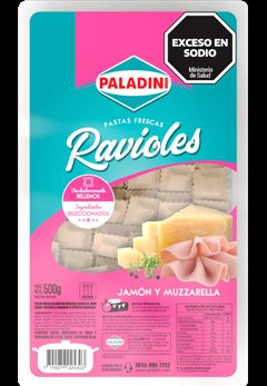 [PAL-109] Ravioles Jamon y Muzzarella 500g Envasado - Paladini