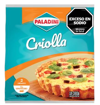 [PAL-115] Tapa Pascualina Criolla 380g Envasado - Paladini