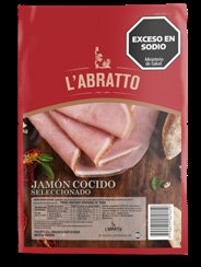 Jamon Cocido Seleccionado 125g Envasado - LAbratto