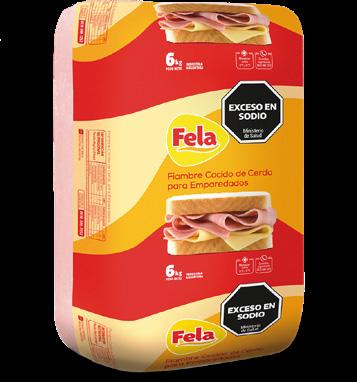 Fiambre Cocido de Cerdo para Emparedados 6kg - Fela