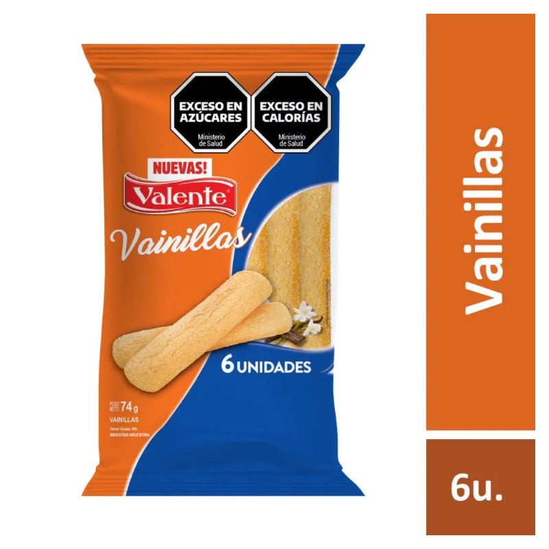 Vainillas 74g - Valente