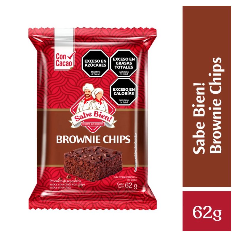 [EST-023] Brownie Chips 62g - Nutra Bien