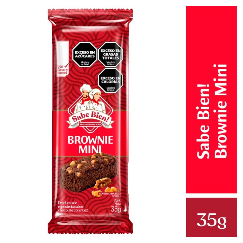 [EST-025] Brownie Cacao y Nuez 35g - Nutra Bien