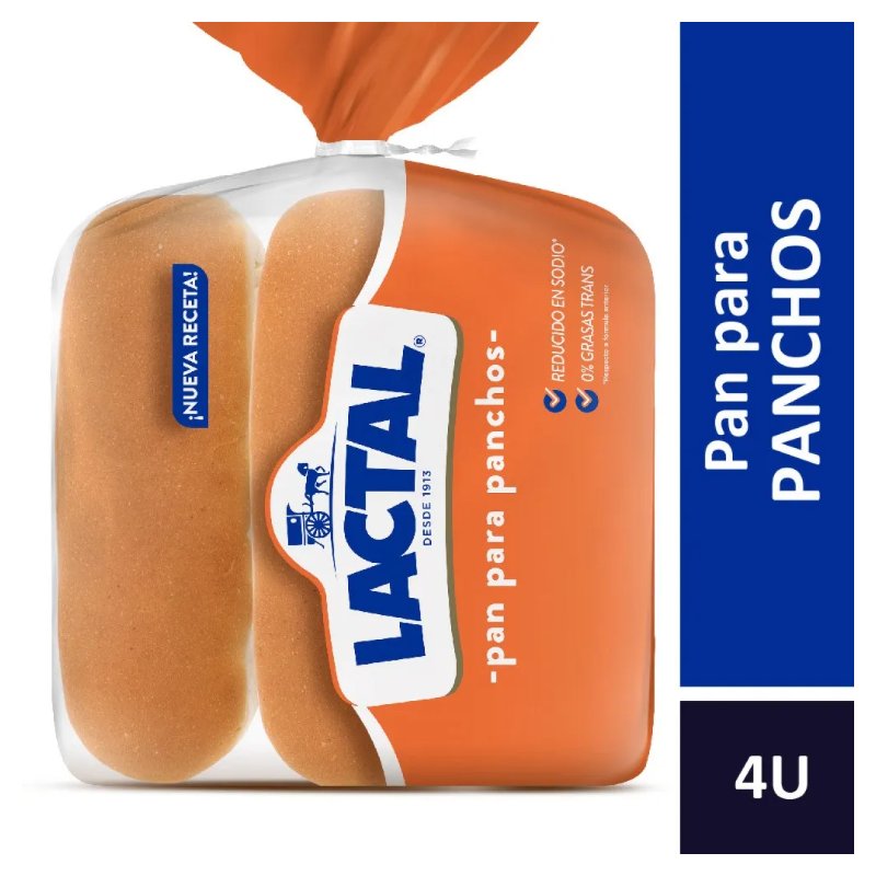 [EST-027] Pan para Salchichas 6x210g - Lactal