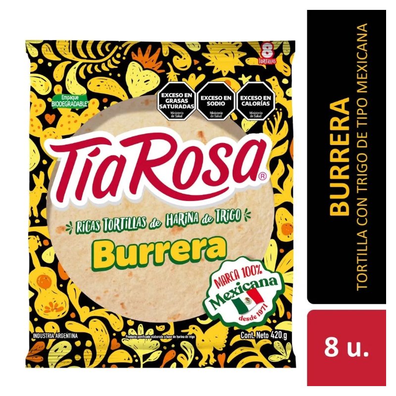 [EST-033] Tortillas Burrera 420g - Tia Rosa