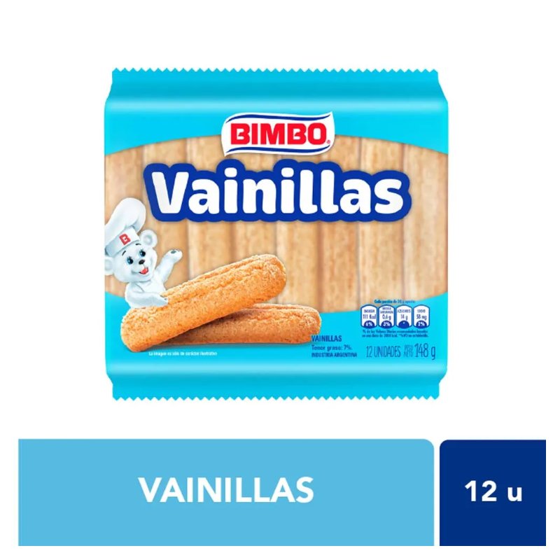 Vainillas 148g - Bimbo