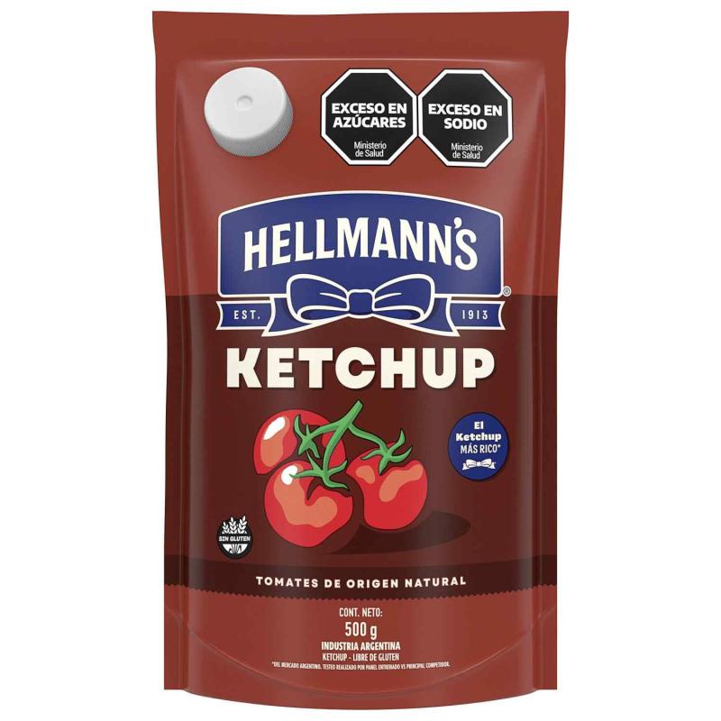 Ketchup Hellmanns Doypack 500g