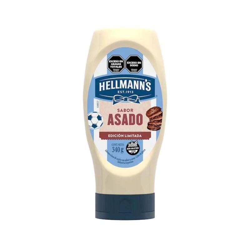 Mayonesa Hellmanns Aderezo Asado Squeeze 340g