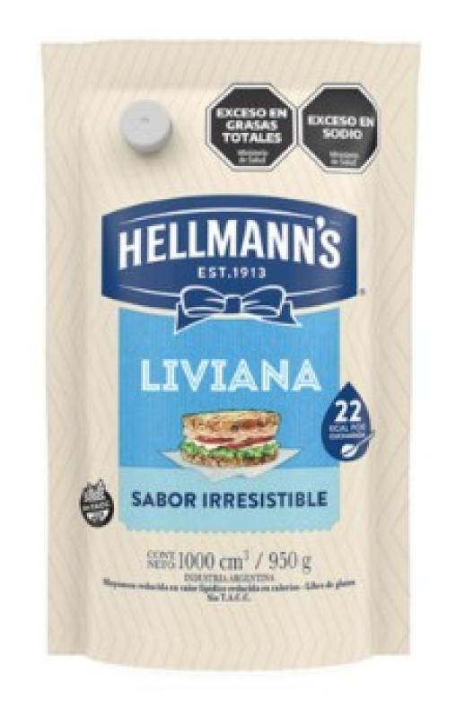 Mayonesa Hellmanns Liviana Doypack 950g
