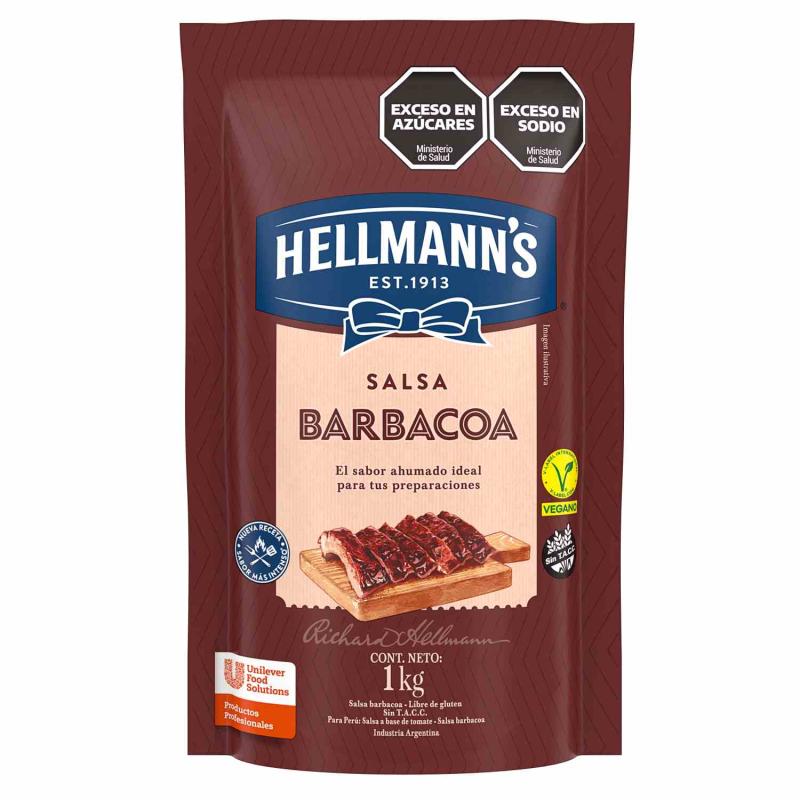 Salsa Barbacoa Hellmanns 1kg