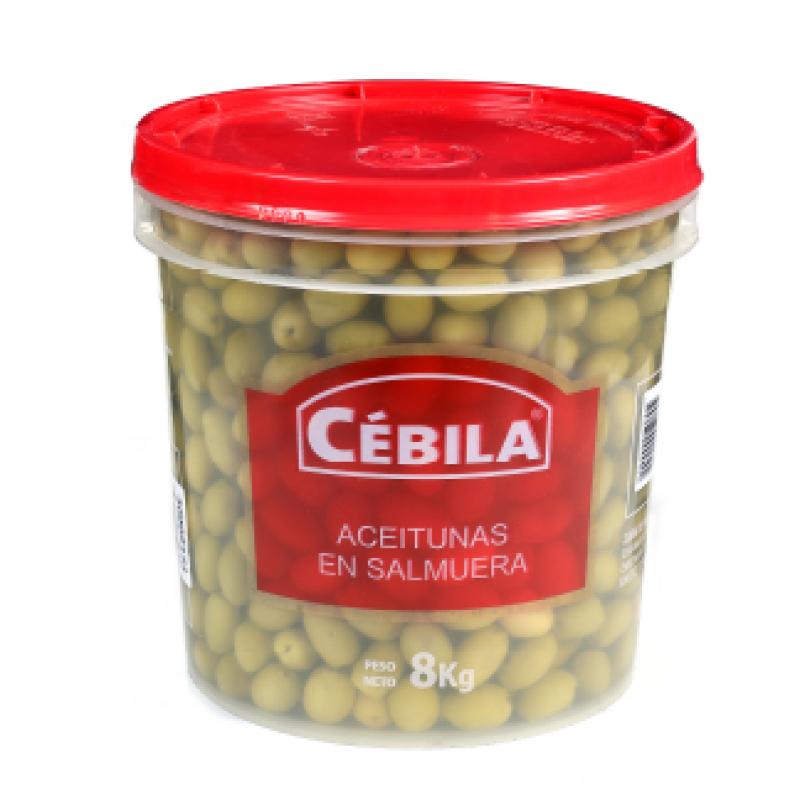 Aceituna Cebila Verde N°2 Pizzera Balde 5kg