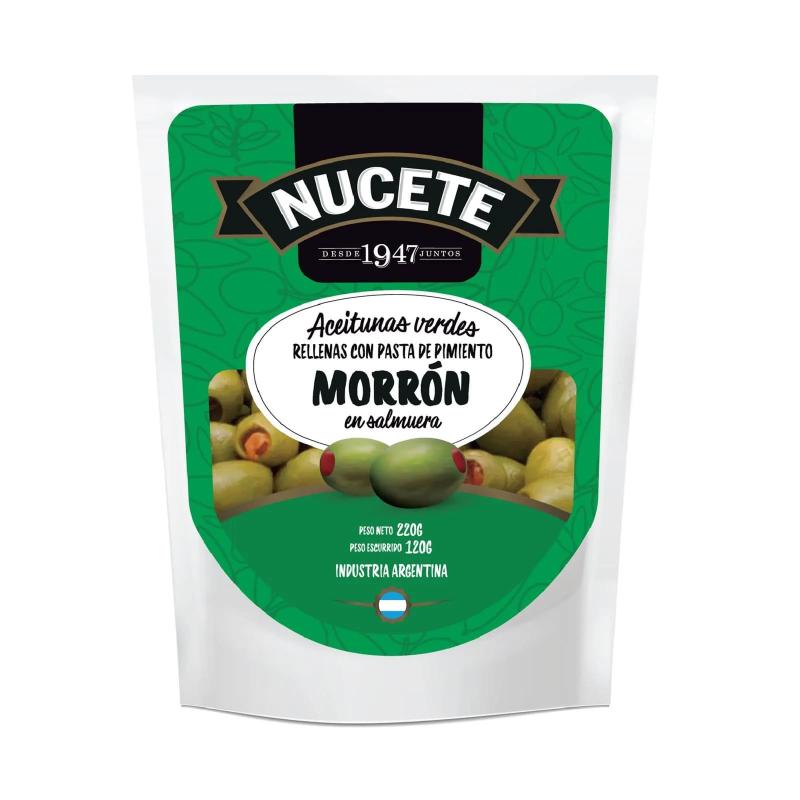 Aceituna Nucete Rellena Doypack 220g